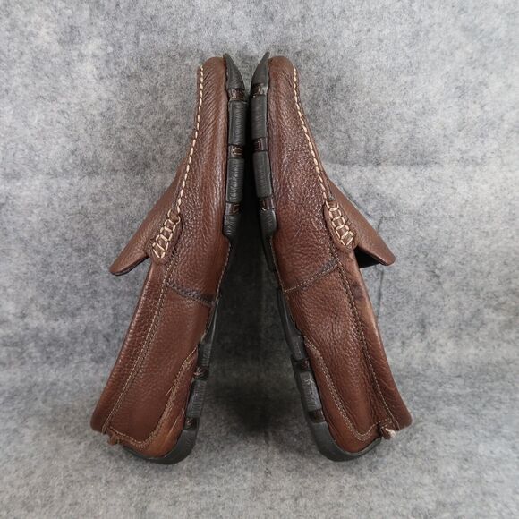 Bass Shoes Mens 11 Slip On Driving Loafers Brown Leather Classic Cristo Comfort main image 7